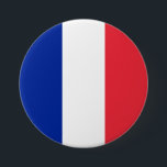 France Flag 7.5 Cm Round Badge<br><div class="desc">France Flag</div>