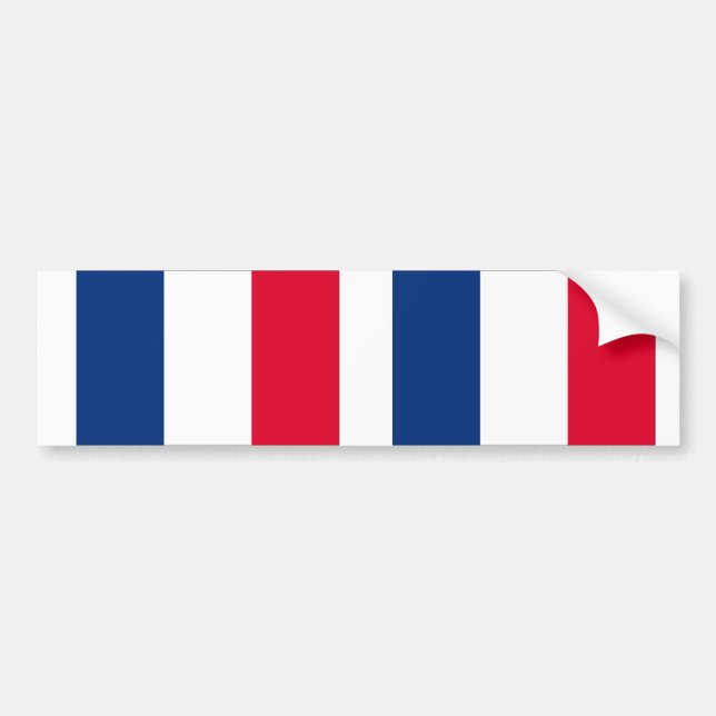 France flag bumper sticker (Front)