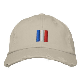 France Flag Embroidered Hat