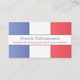 France Flag, Fully Customisable Business Card