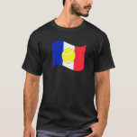 France Flag Graphic Tennis Ball Sport Pride Player T-Shirt<br><div class="desc">France Flag Graphic Tennis Ball Sport Pride Players Fans</div>