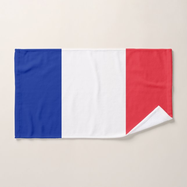 France flag hand towel (Hand Towel)