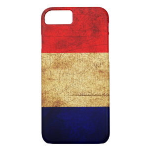 France Flag in Grunge Case-Mate iPhone Case