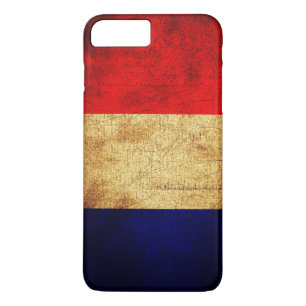 France Flag in Grunge Case-Mate iPhone Case