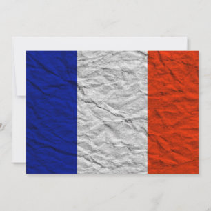 france flag invitation