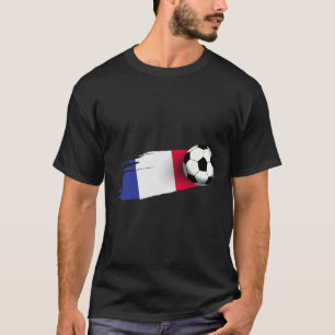 France Flag Jersey French Soccer Team French _1  T-Shirt