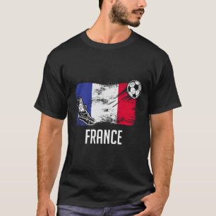 France Flag Jersey French Soccer Team French  T-Shirt