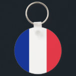France Flag Key Ring<br><div class="desc">France Flag</div>
