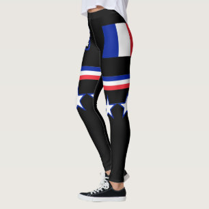 France Flag Leggings
