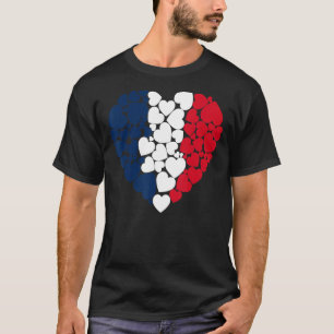 France Flag Love France T-Shirt
