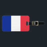 France Flag Luggage Tag<br><div class="desc">France Flag</div>