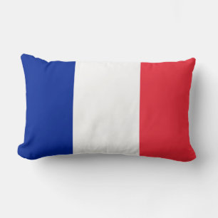 France Flag Lumbar Cushion
