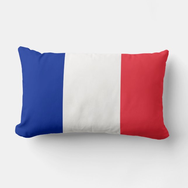 France Flag Lumbar Cushion (Front)