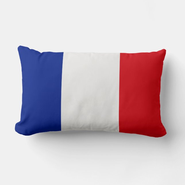 France Flag Lumbar Cushion (Front)