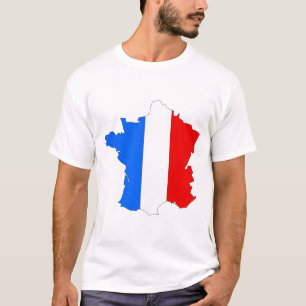 France flag map T-Shirt