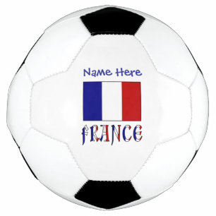 France Flag Personalised Soccer Ball