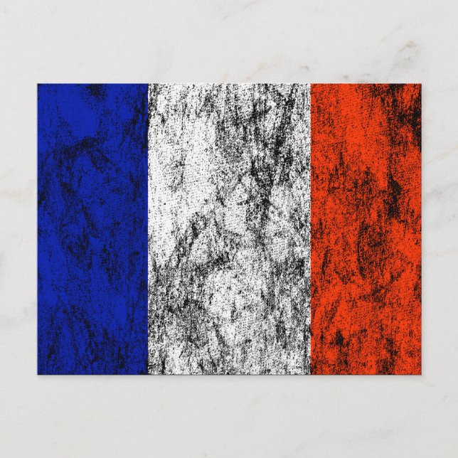 france flag postcard (Front)