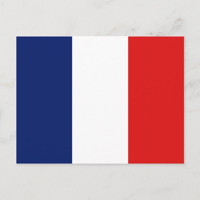 France Flag Postcard (Front)
