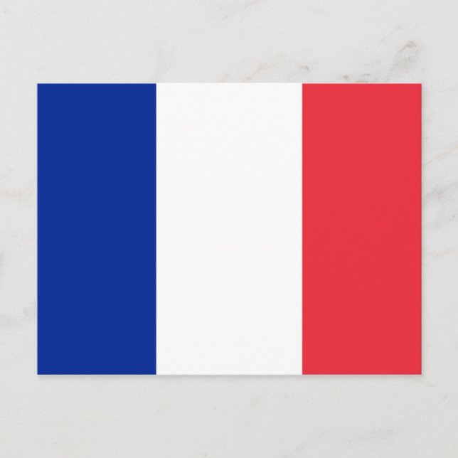 France Flag Postcard (Front)