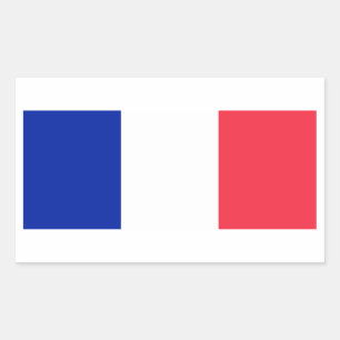 France Flag Rectangular Sticker