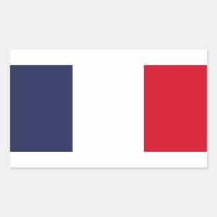 France flag rectangular sticker