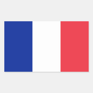 France Flag Rectangular Sticker