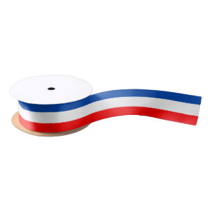 France flag satin ribbon