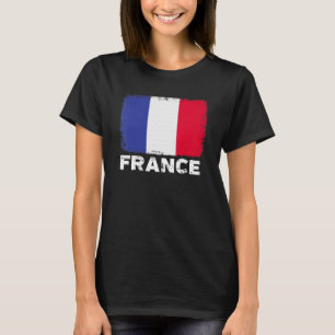France Flag Support French People Women Men T-Shirt