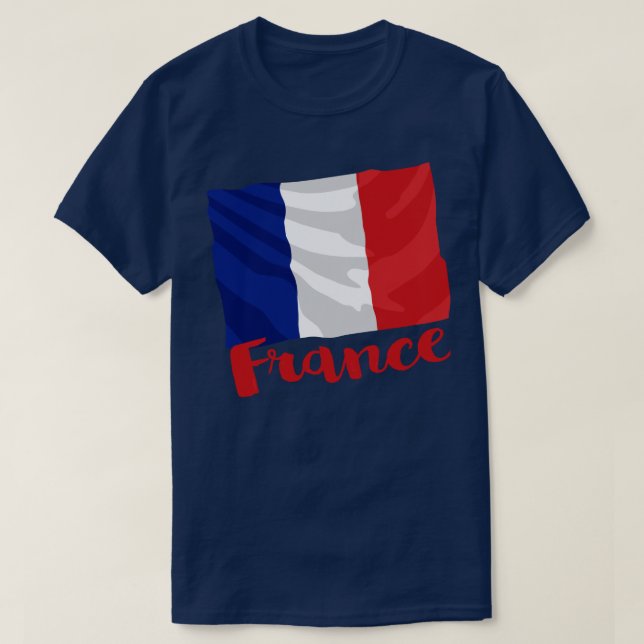 France Flag T-Shirt (Design Front)