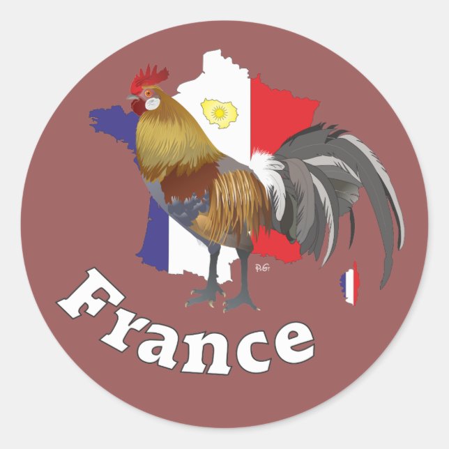 France France Francia stickers (Front)