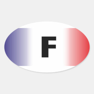 France - France Kleber Oval Sticker