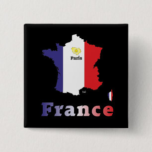 France Francia Button