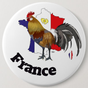 France Francia Button