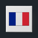 France – French Flag 15 Cm Square Badge<br><div class="desc">National flag of France The French national flag is a triband flag with vertical stripes in red, white and blue, and a 2:3 ratio. It is commonly known as the Tricolour (Tricolore in French), and was adopted in 1794. You can personalise the design further if you'd prefer, such as by...</div>