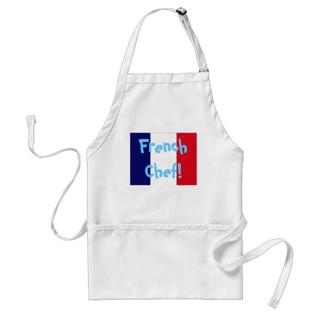 France French flag Chef apron (Front)
