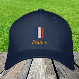France & French Flag fashion / Frances Patriots Embroidered Hat