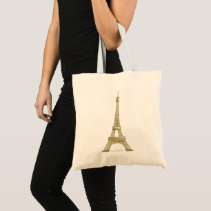 France French Paris Eiffel Tower La Tour Tote Bag
