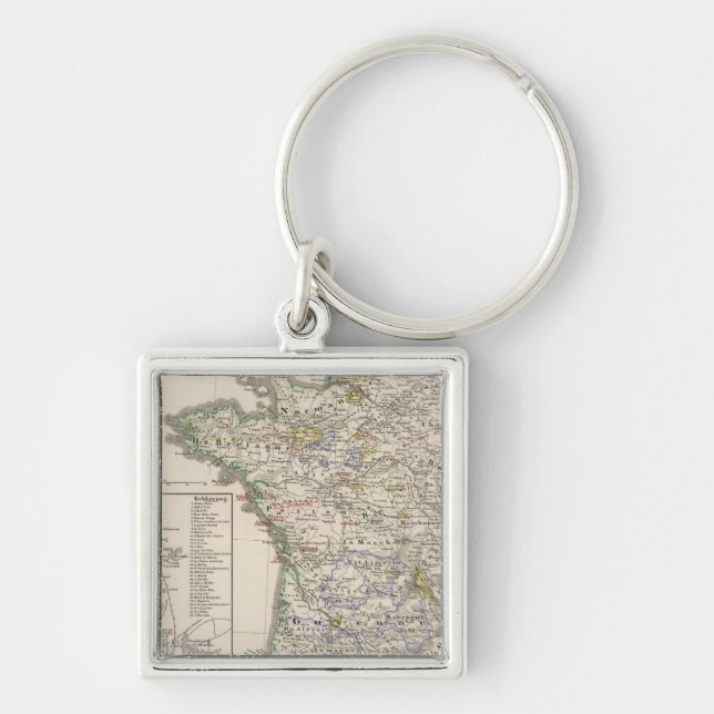 France from 1461 to 1610 key ring (Front)
