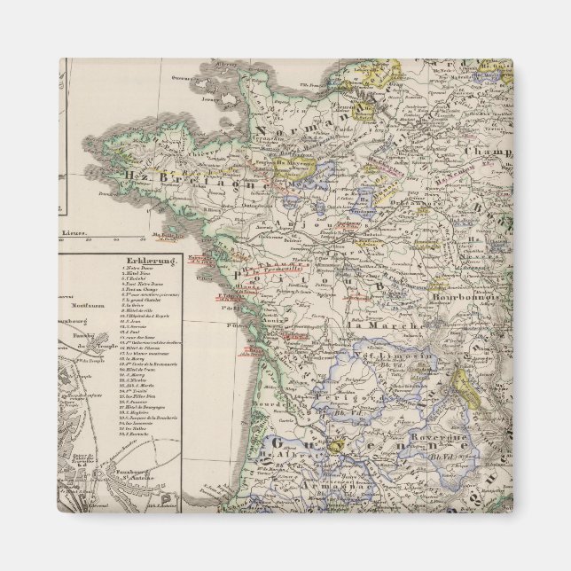 France from 1461 to 1610 magnet (Front)
