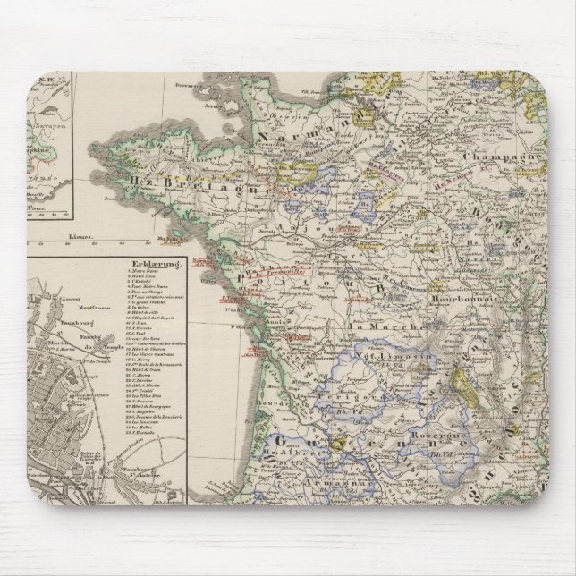 France from 1461 to 1610 mouse pad (Front)