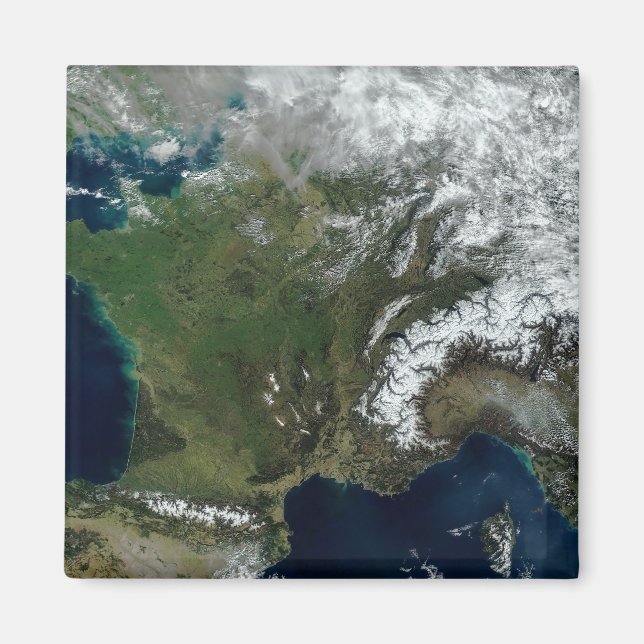 France from space magnet (Front)