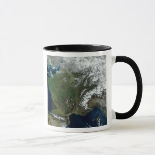 France from space mug