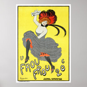 France Frou Vintage Advertising Poster Restored