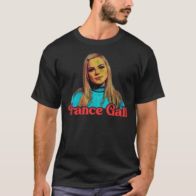France Gall  French Yé-Yé Icon Fan Art Classic T-S T-Shirt (Front)