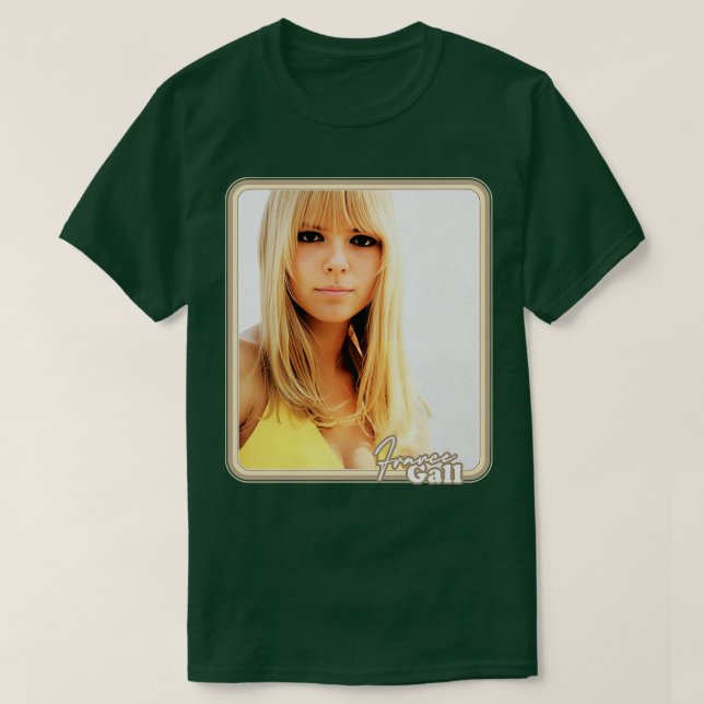 France Gall Retro Style Design T-Shirt (Design Front)