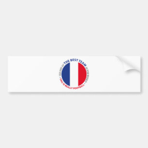 France Germany Art Shield Bumper Sticker
