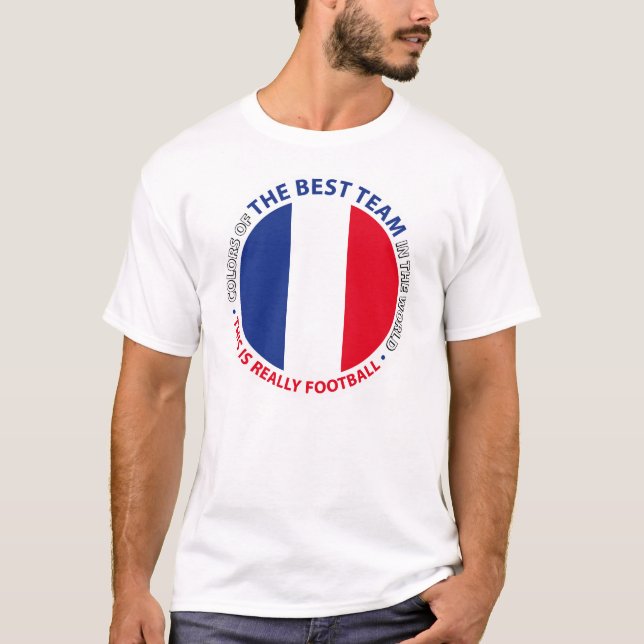 France Germany Art Shield T-Shirt (Front)