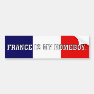 France homeboy bumper sticker