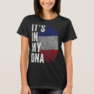 France It's In My DNA Cute French Fingerprint Fran T-Shirt