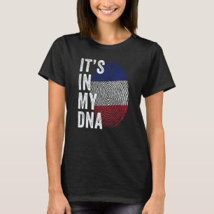 France It's In My DNA Cute French Fingerprint Fran T-Shirt